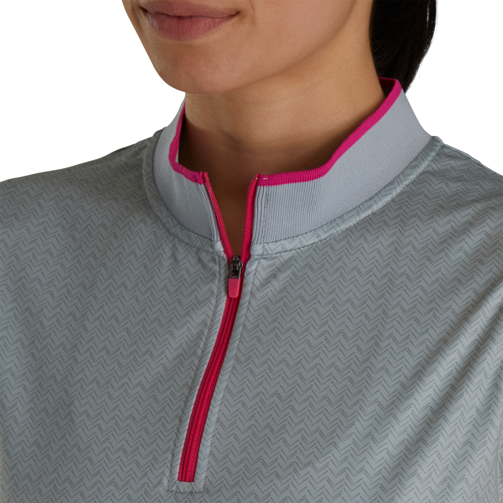 Quarter-Zip Sleeveless Shirt