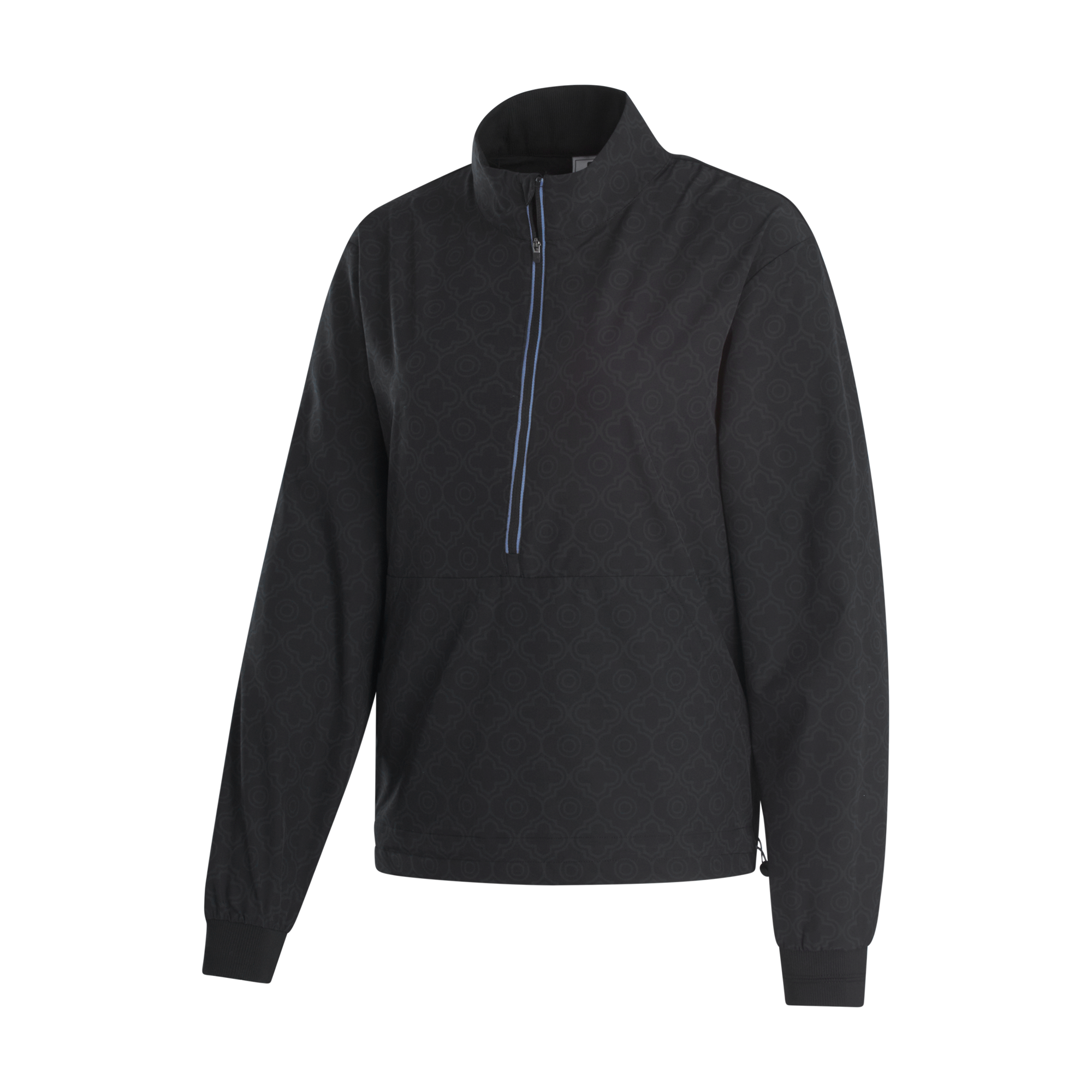 Half-Zip Woven Printed Anorak