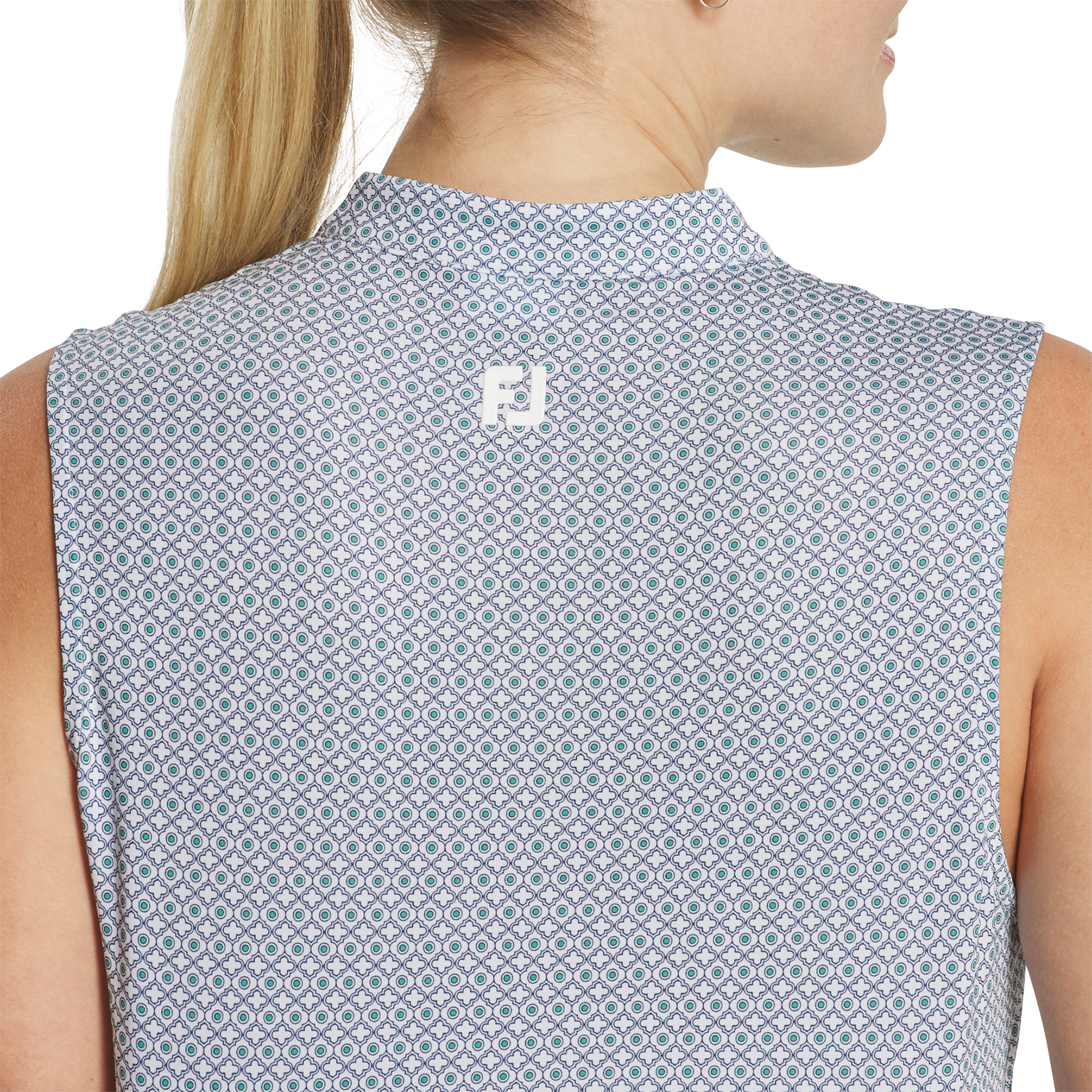 Quarter-Zip Sleeveless Shirt