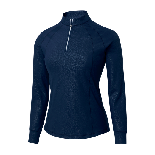 Embossed Quarter Zip