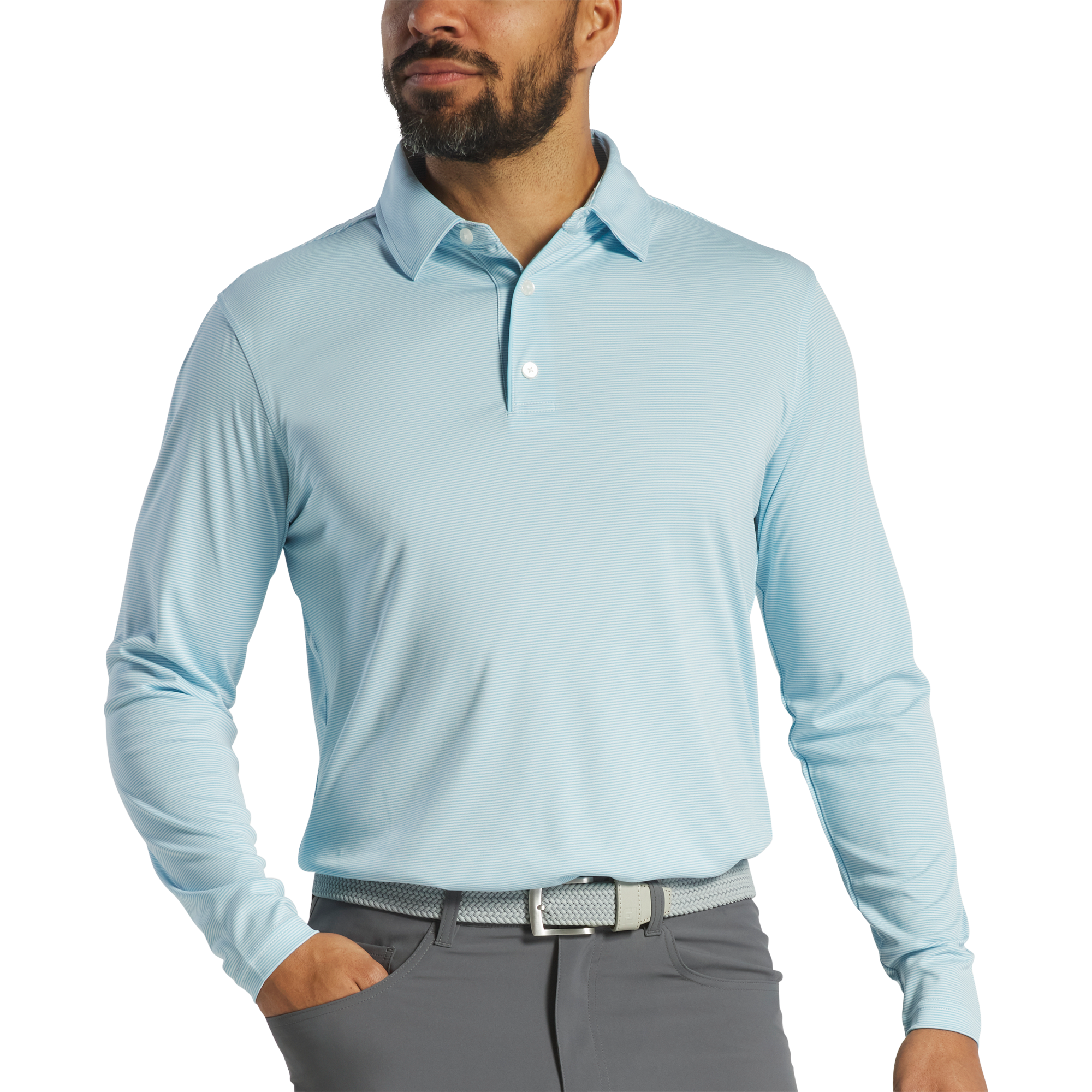 Long Sleeve Micro Stripe