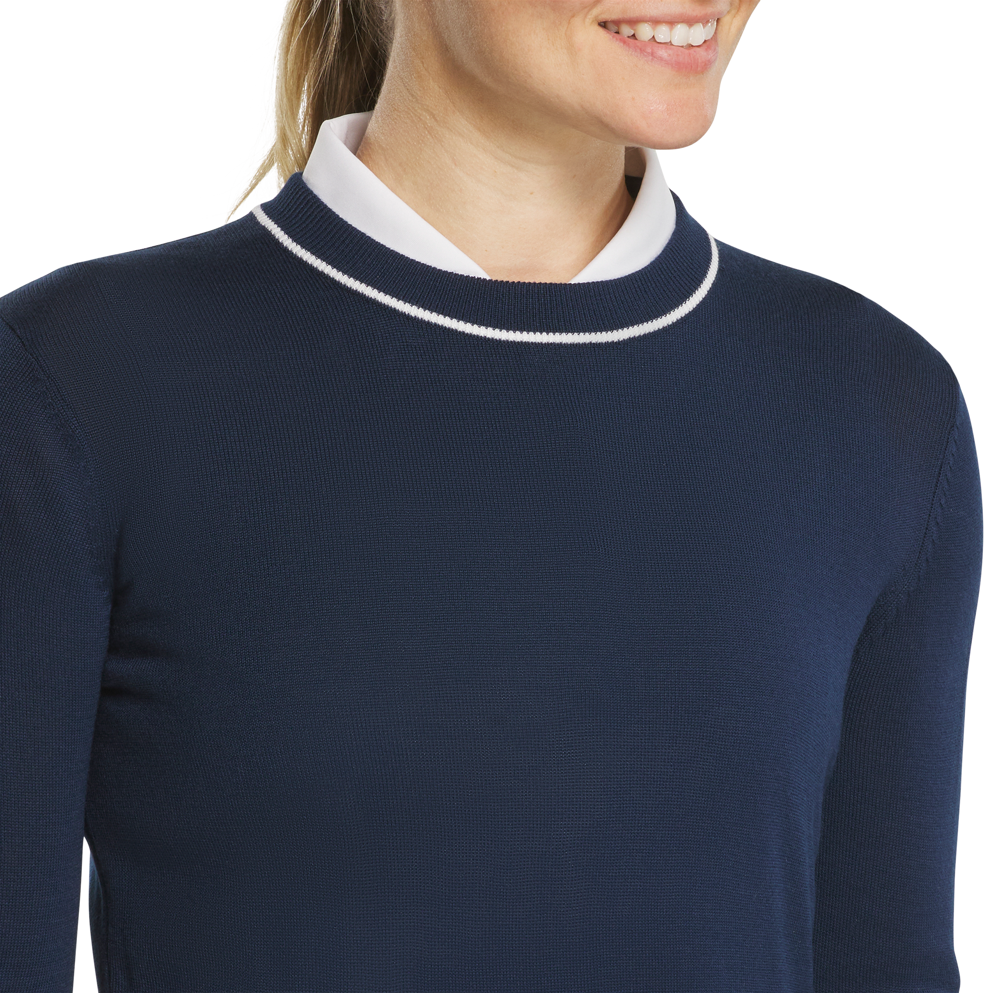 Wool Blend Crew Pullover