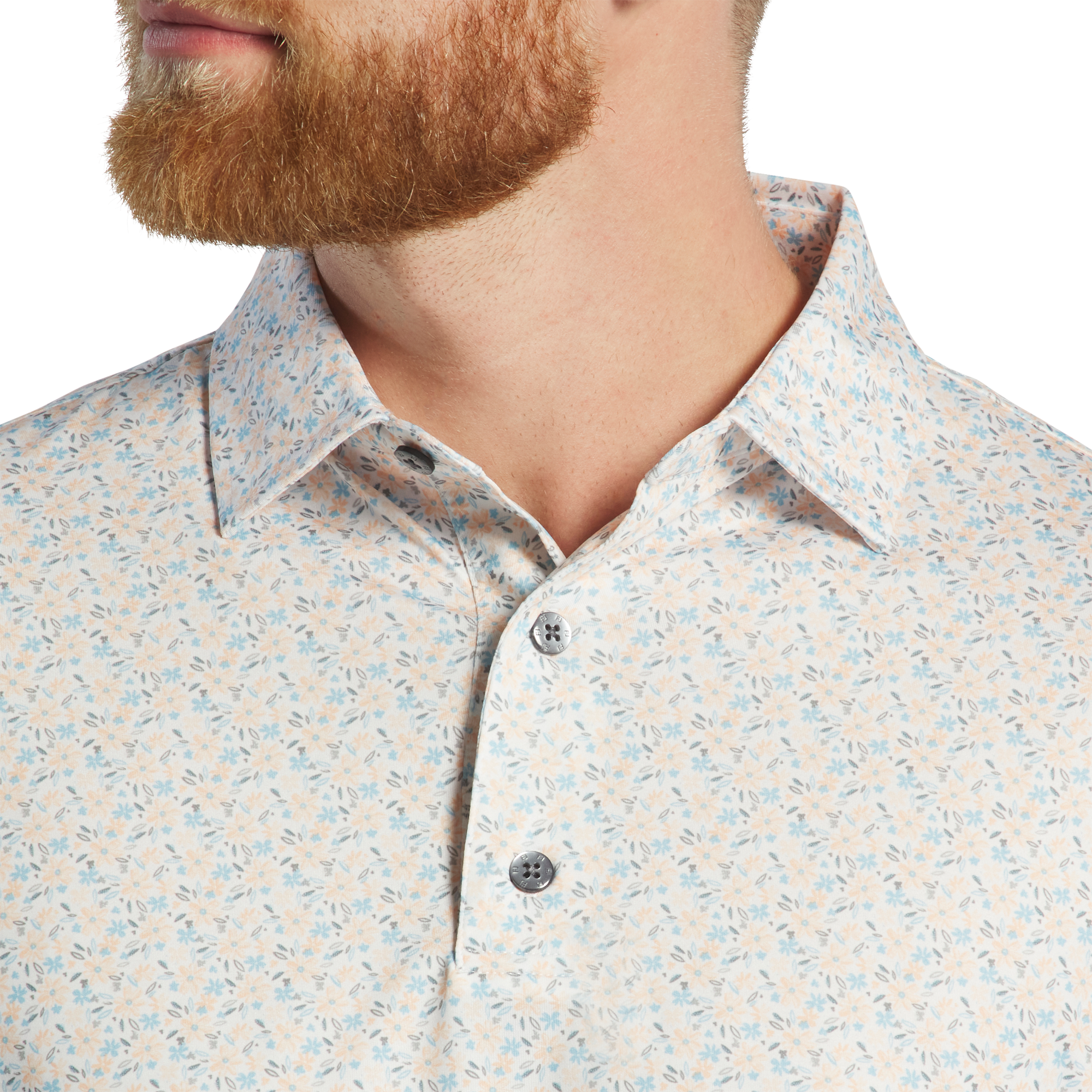 Allover Floral Print Lisle