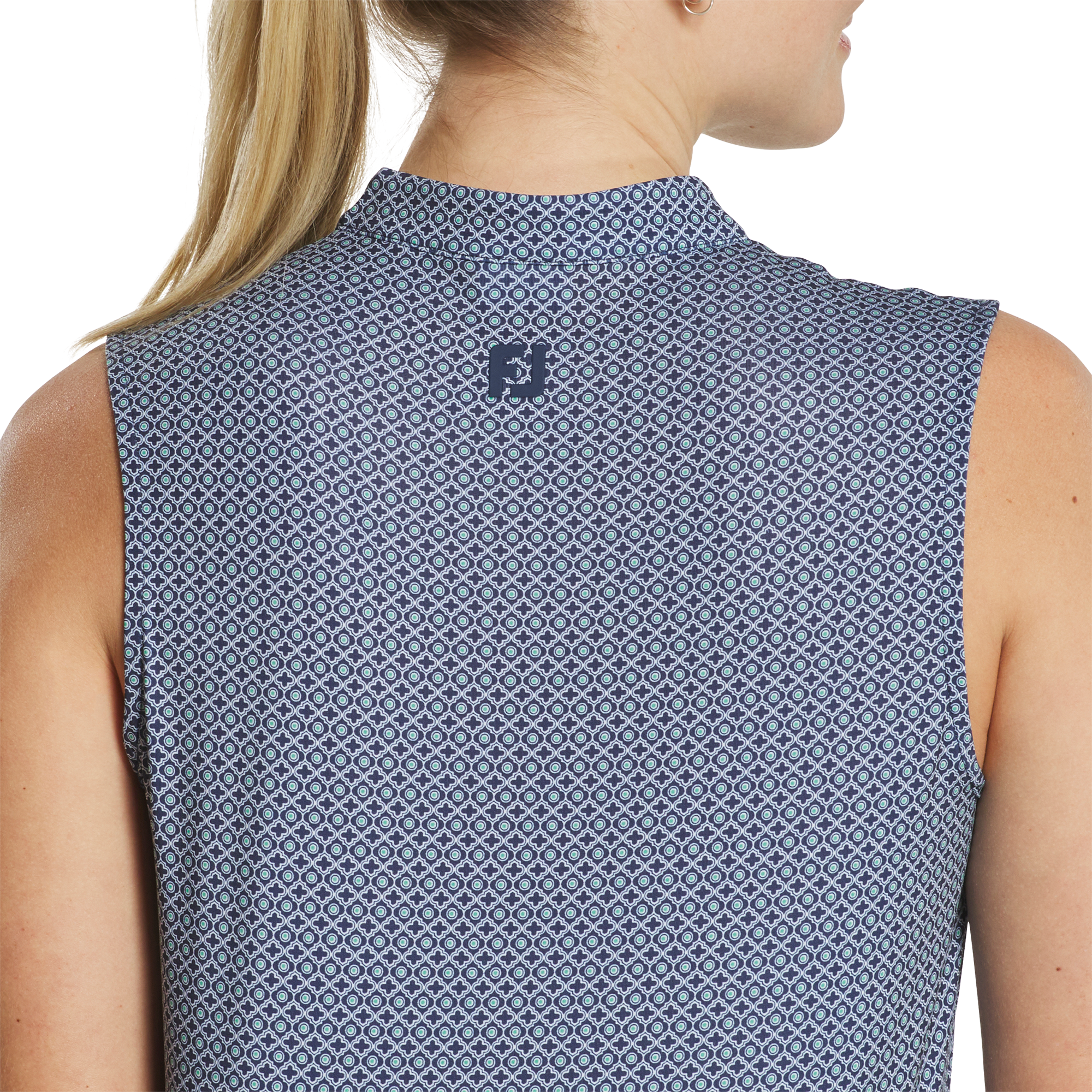 Quarter-Zip Sleeveless Shirt