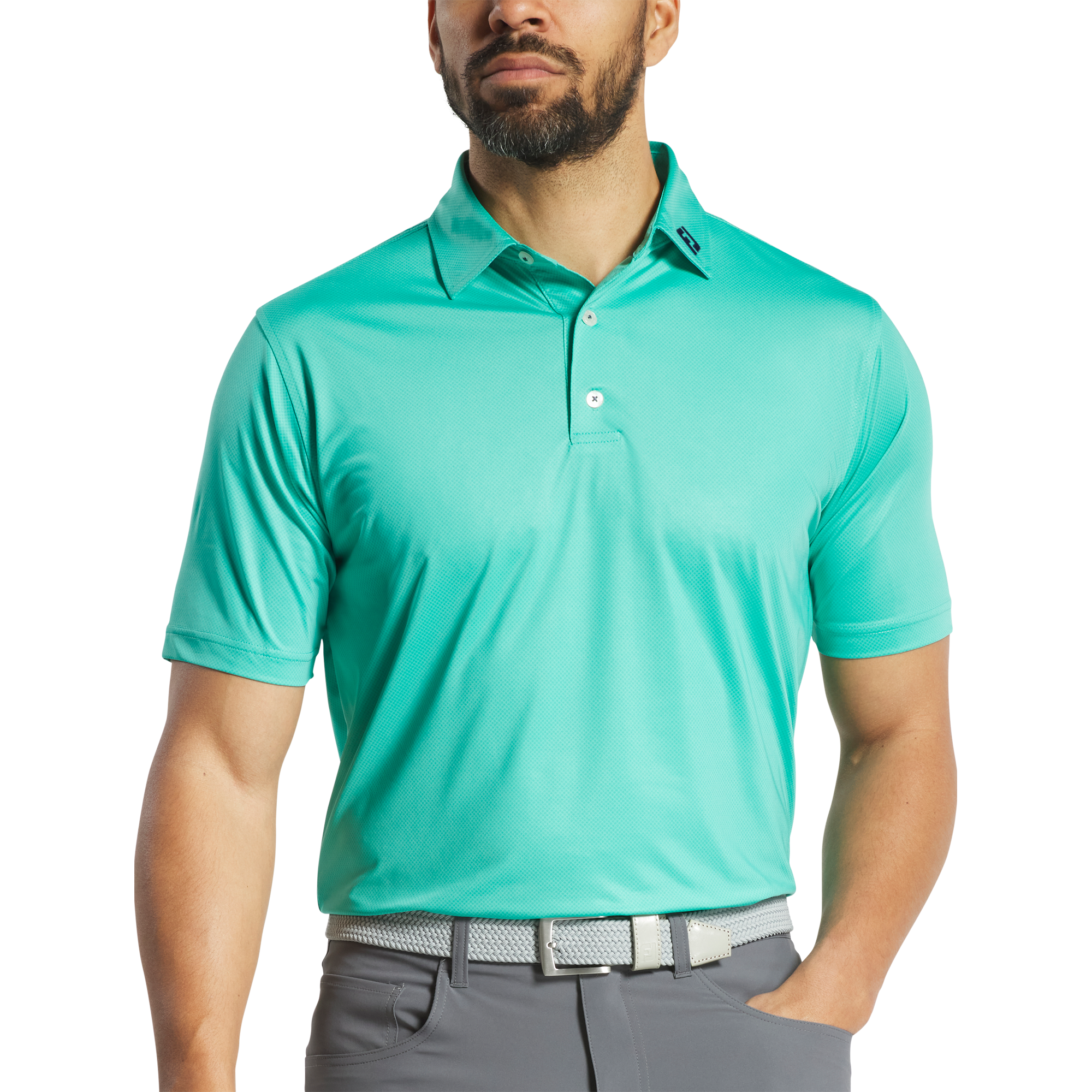 Tonal Dot Print Lisle