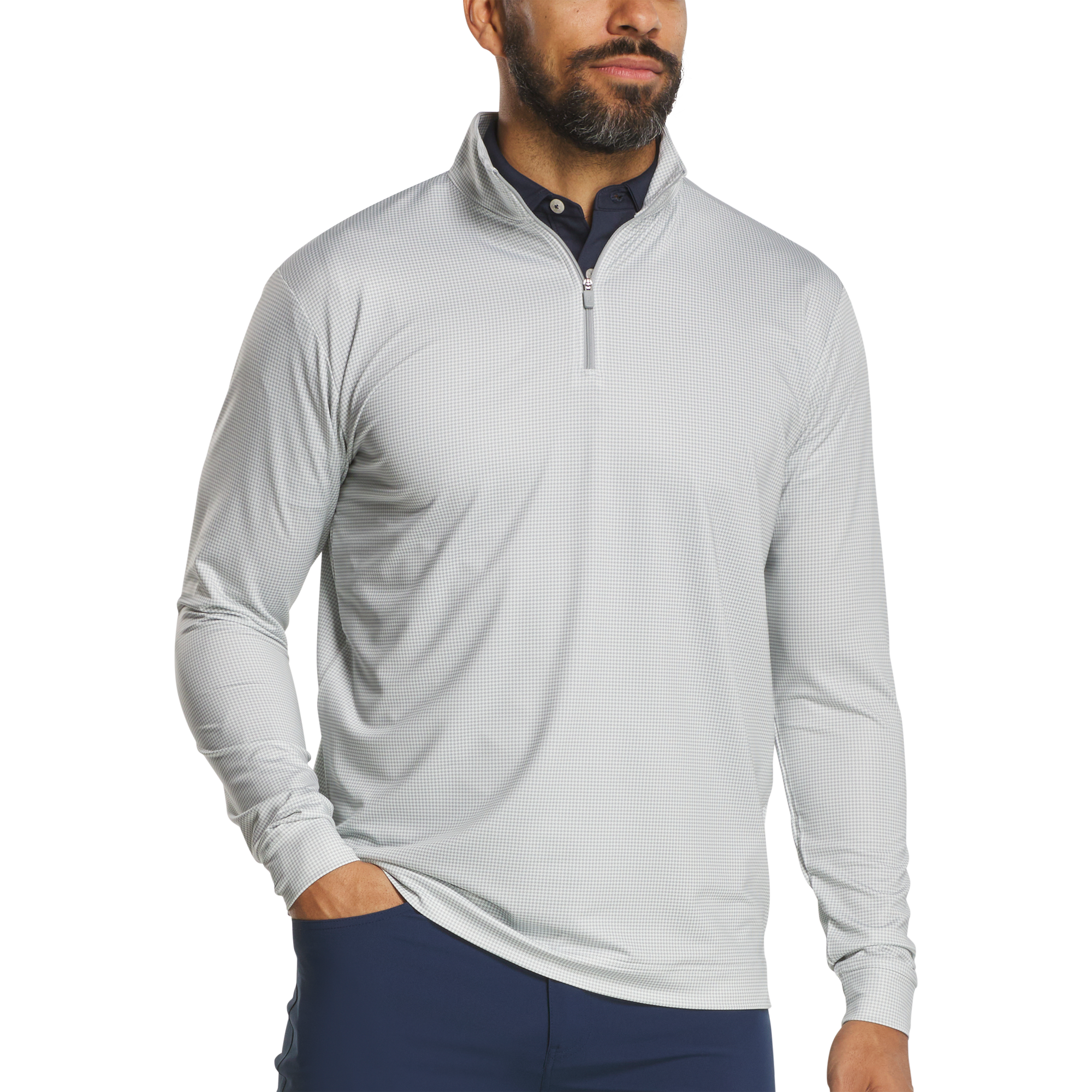 Houndstooth Geo Midlayer