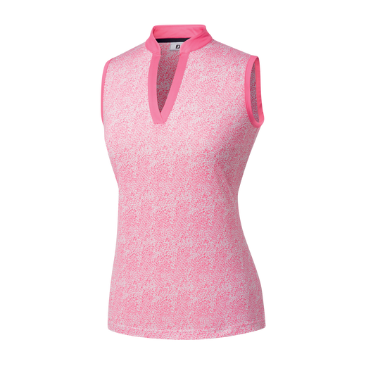 Open Placket Sleeveless Shirt