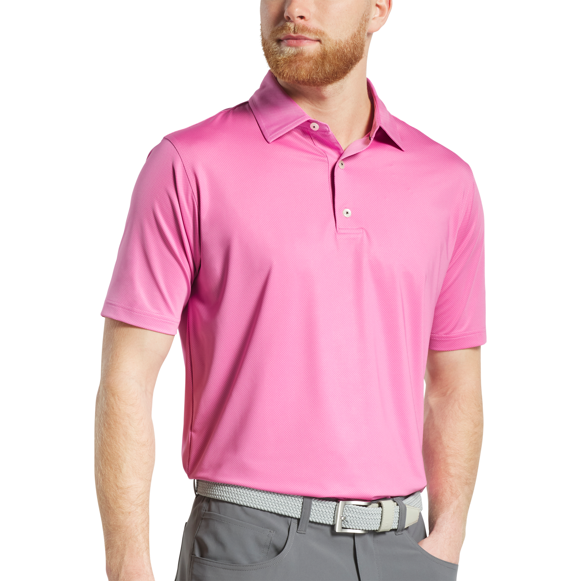 Tonal Dot Print Lisle