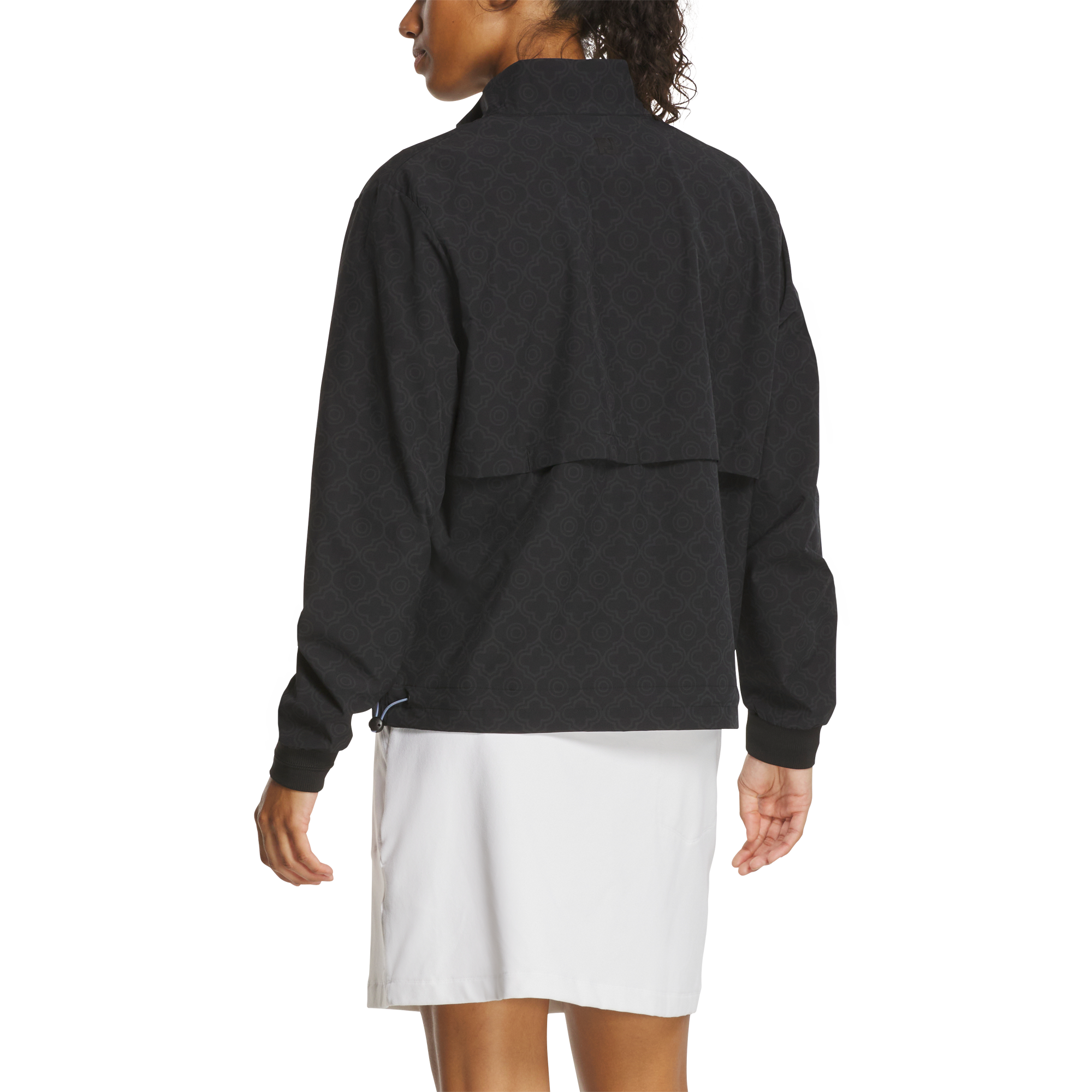 Half-Zip Woven Printed Anorak