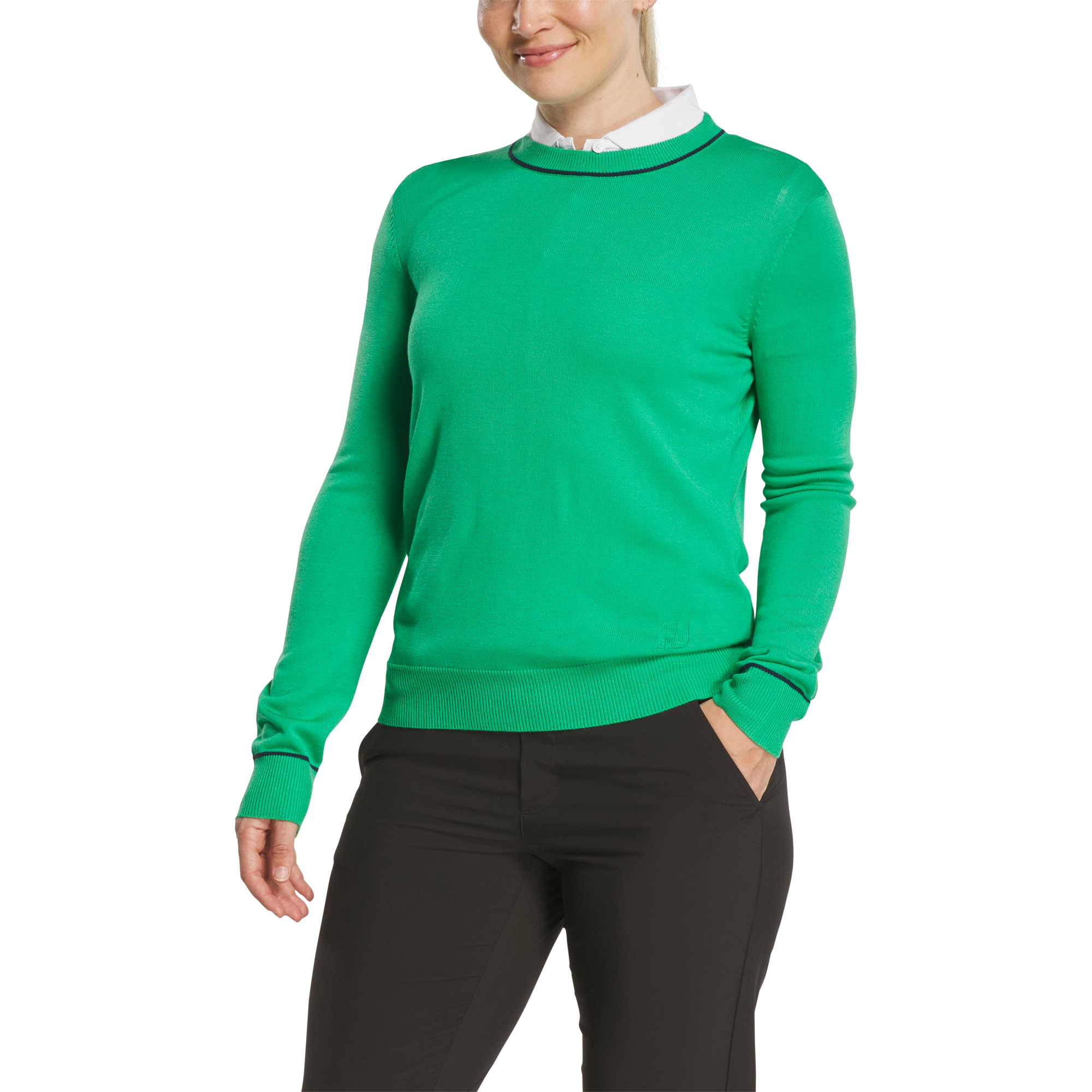 Wool Blend Crew Pullover