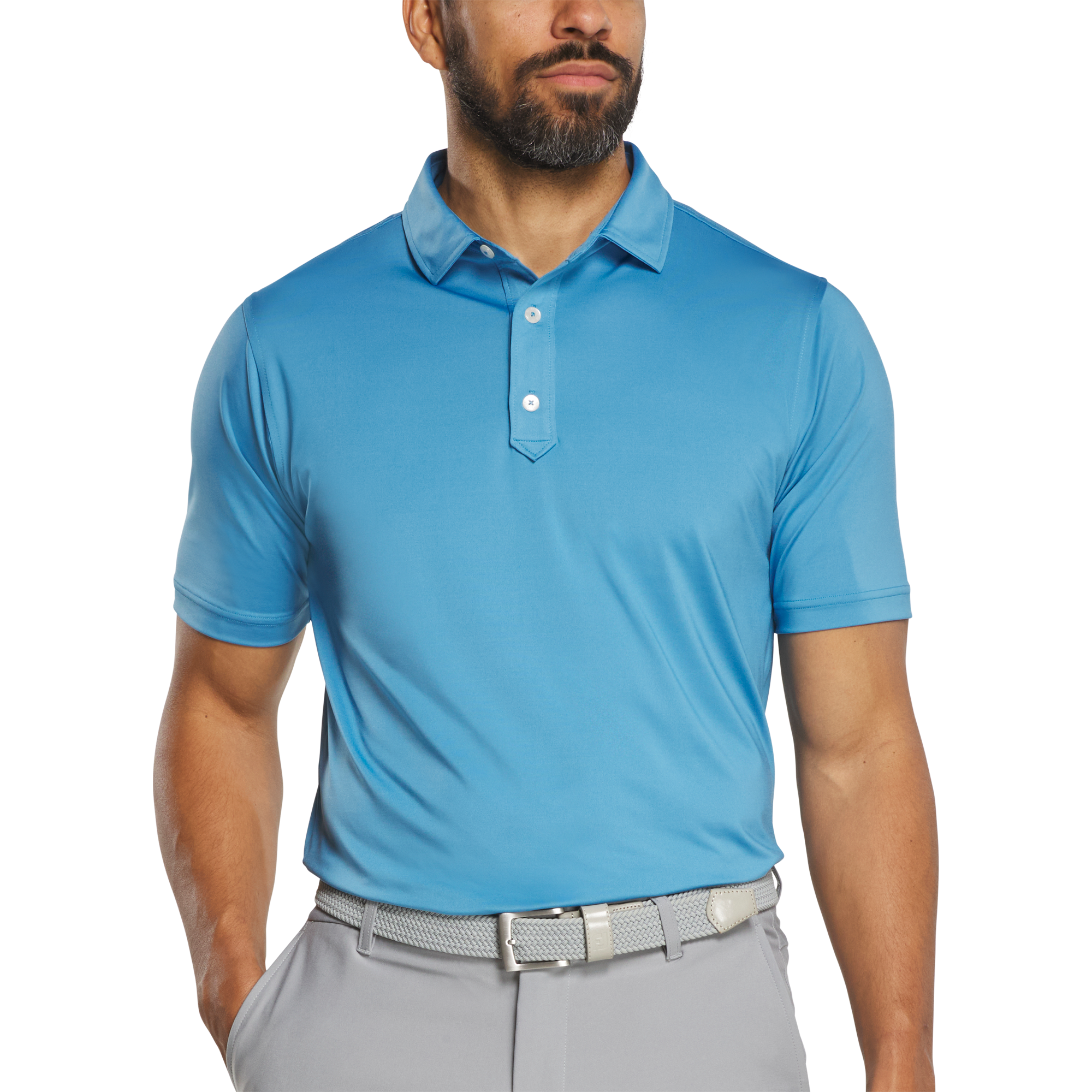 Solid Lisle Set On Placket